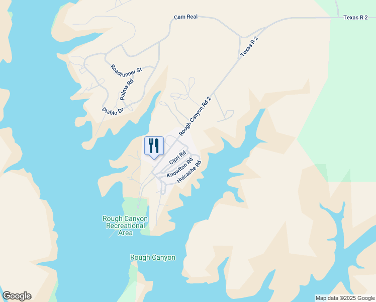 map of restaurants, bars, coffee shops, grocery stores, and more near 187 Campground Road 2 in Del Rio