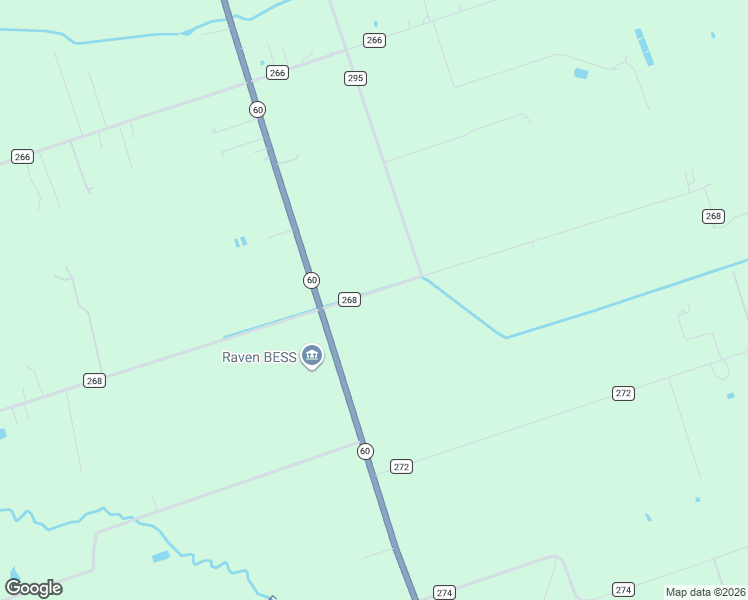 map of restaurants, bars, coffee shops, grocery stores, and more near 15824 County Road 268 in East Bernard