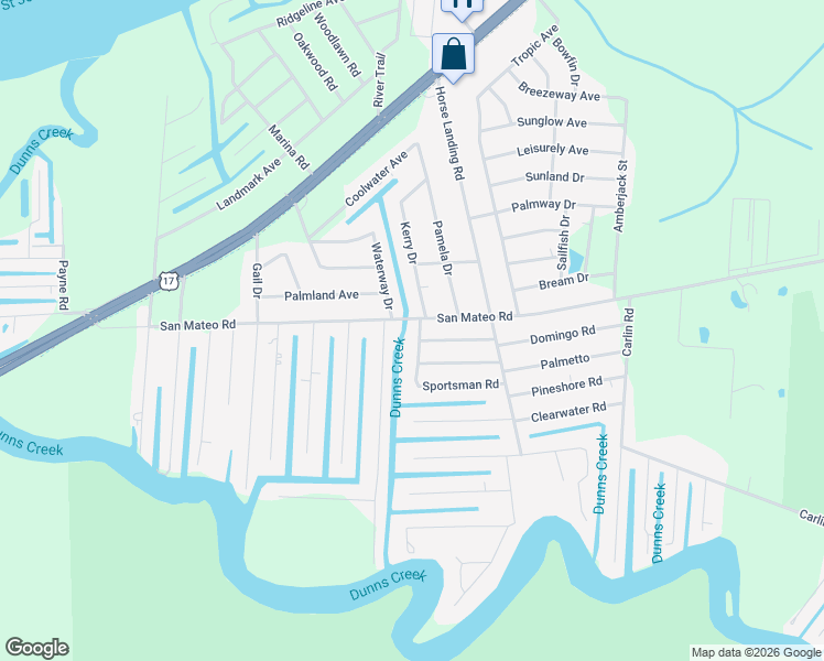 map of restaurants, bars, coffee shops, grocery stores, and more near 157 Sportsman Road in Satsuma