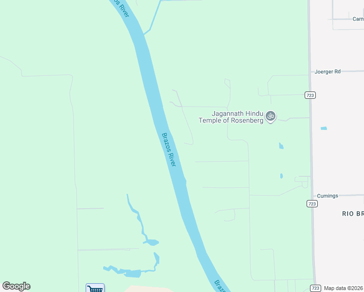 map of restaurants, bars, coffee shops, grocery stores, and more near 1101 Baker Road in Rosenberg