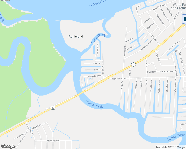 map of restaurants, bars, coffee shops, grocery stores, and more near 114 Magnolia Trail in Satsuma