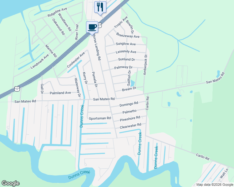 map of restaurants, bars, coffee shops, grocery stores, and more near 614 San Mateo Road in San Mateo