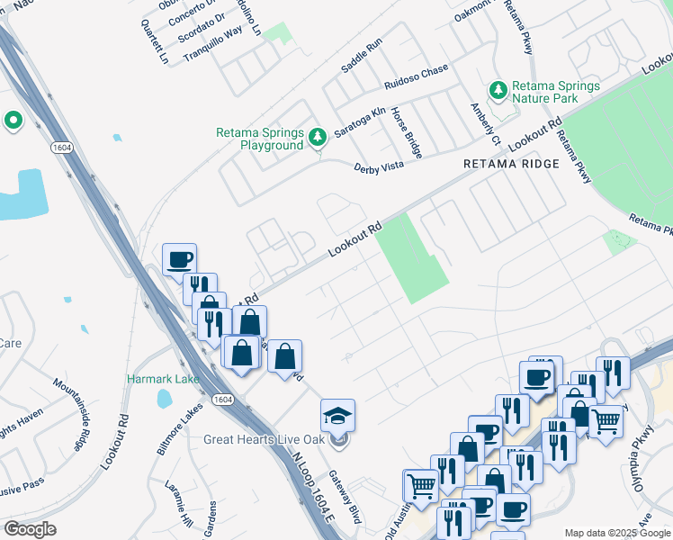 map of restaurants, bars, coffee shops, grocery stores, and more near 7911 Deerfield Boulevard in Selma