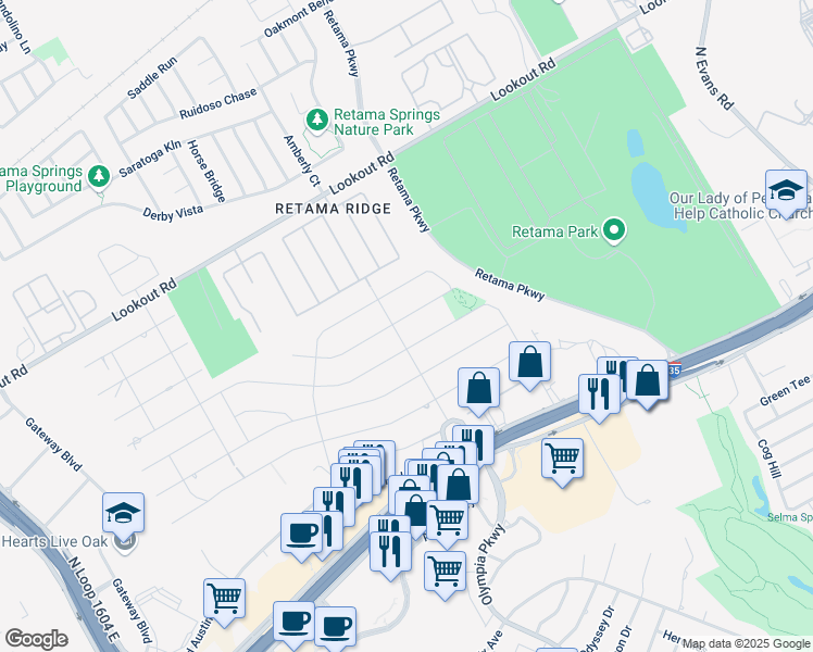 map of restaurants, bars, coffee shops, grocery stores, and more near 8419 Alton Boulevard in Selma