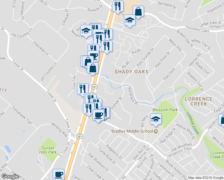 map of restaurants, bars, coffee shops, grocery stores, and more near 156 Caleta Beach in San Antonio