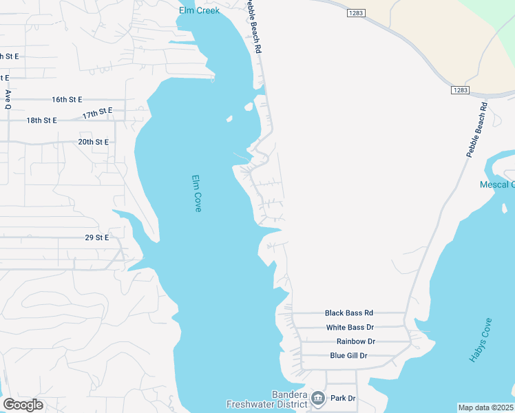 map of restaurants, bars, coffee shops, grocery stores, and more near 1020 Pebble Beach Road Northwest in Lakehills