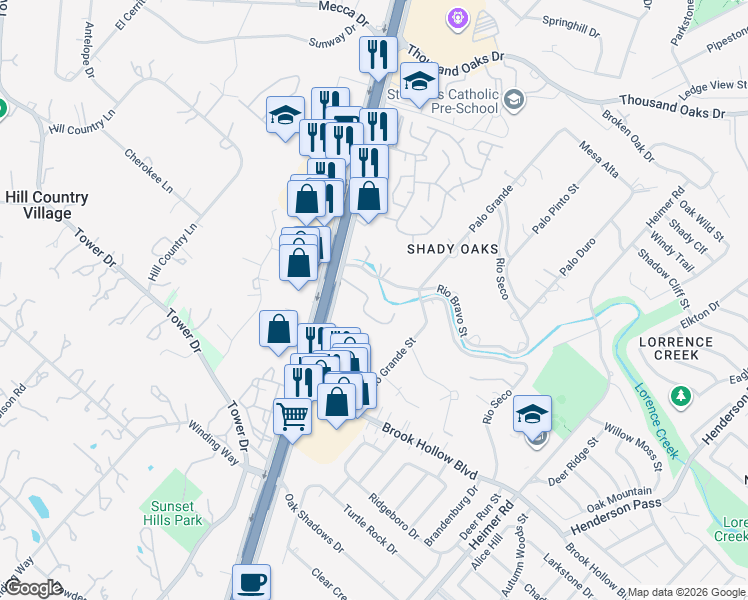 map of restaurants, bars, coffee shops, grocery stores, and more near 156 Caleta Beach in San Antonio