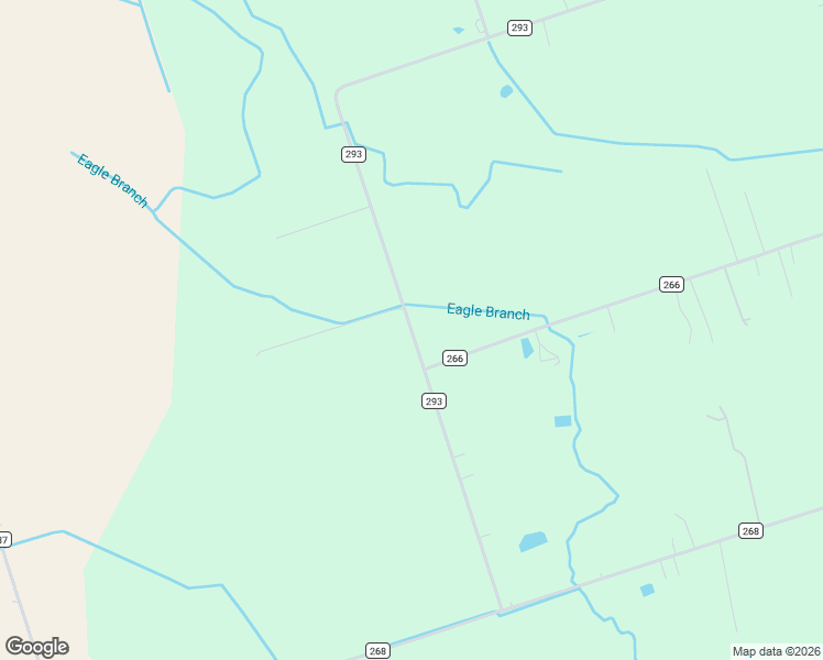 map of restaurants, bars, coffee shops, grocery stores, and more near County Road 293 in East Bernard