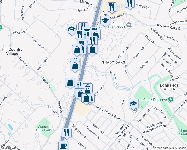 map of restaurants, bars, coffee shops, grocery stores, and more near 156 Caleta Beach in San Antonio