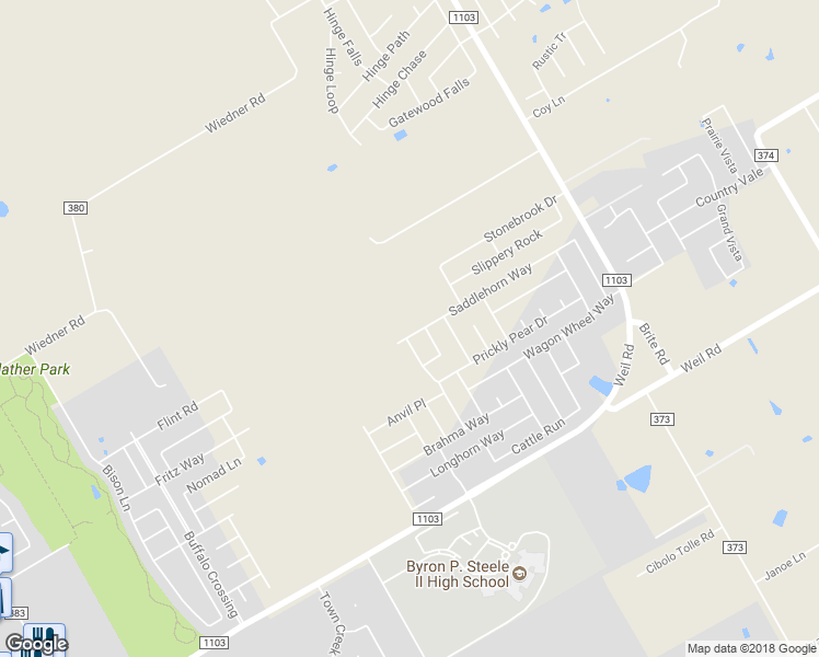 map of restaurants, bars, coffee shops, grocery stores, and more near 304 Saddlehorn Way in Cibolo