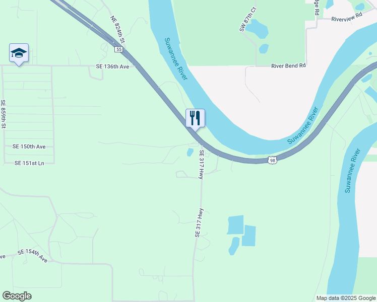 map of restaurants, bars, coffee shops, grocery stores, and more near 87 Southeast 152 Avenue in Old Town