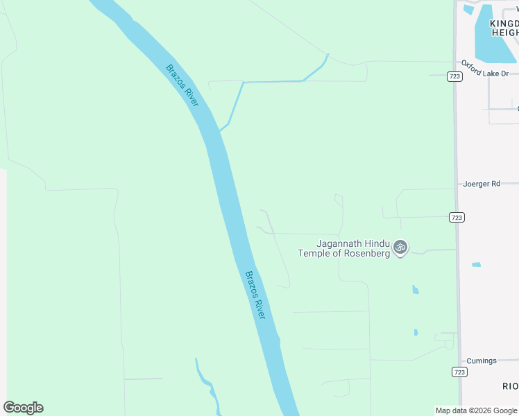 map of restaurants, bars, coffee shops, grocery stores, and more near 1125 Baker Road in Rosenberg