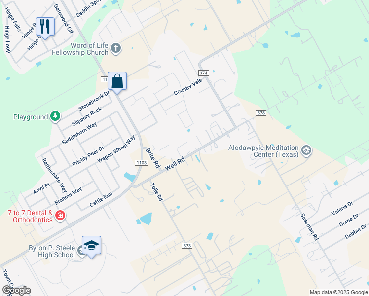 map of restaurants, bars, coffee shops, grocery stores, and more near 226/224 Joseph Circle in Schertz