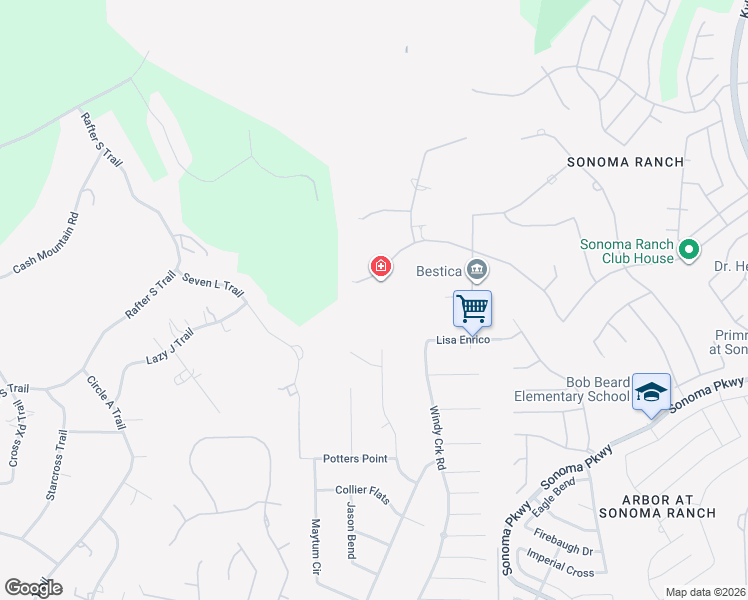 map of restaurants, bars, coffee shops, grocery stores, and more near 722 Ruidosa Downs in Helotes
