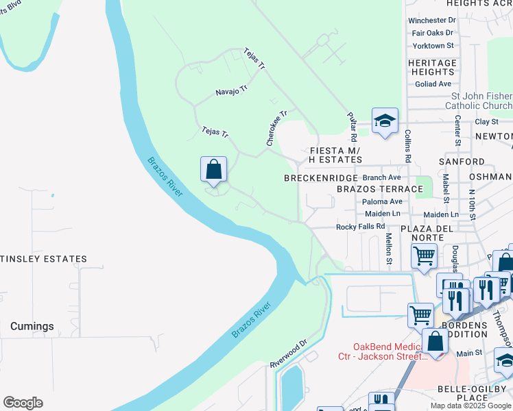 map of restaurants, bars, coffee shops, grocery stores, and more near 2137 3155 Highway in Richmond