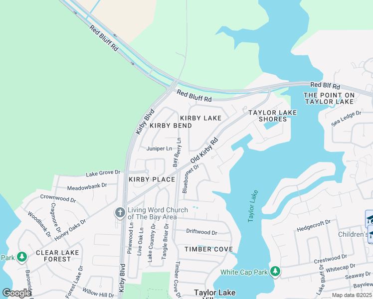 map of restaurants, bars, coffee shops, grocery stores, and more near 1414 Pebble Banks Lane in Seabrook