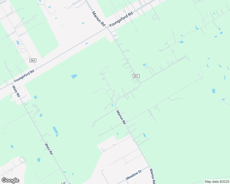 map of restaurants, bars, coffee shops, grocery stores, and more near 201 Carranza Lane in Marion