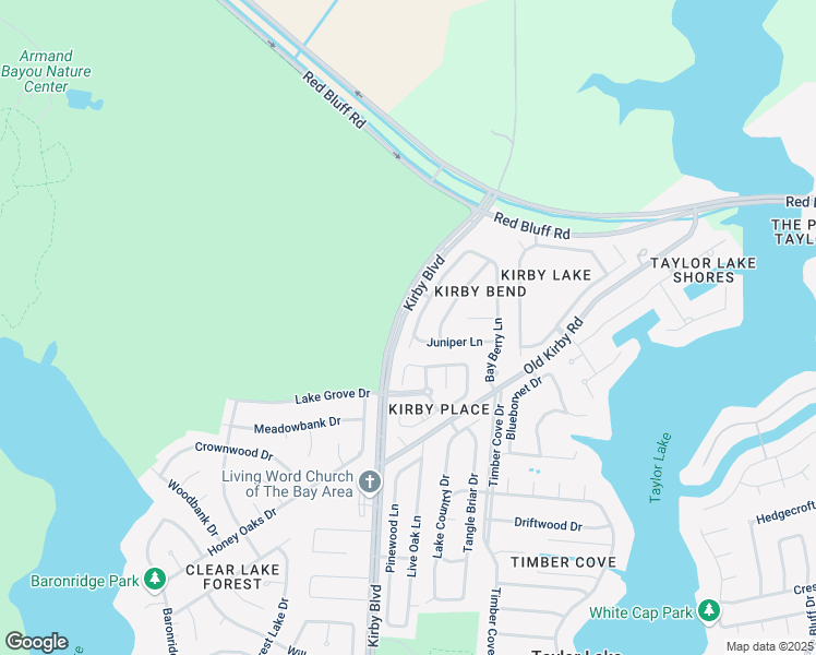 map of restaurants, bars, coffee shops, grocery stores, and more near 1607 Rustic Oak Lane in Seabrook