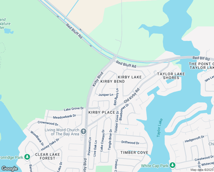 map of restaurants, bars, coffee shops, grocery stores, and more near 1622 Evergreen Lane in Seabrook