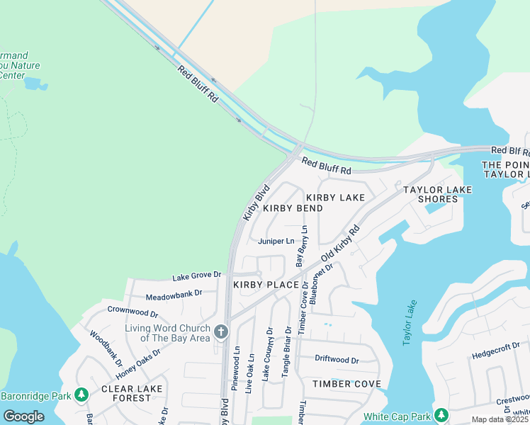 map of restaurants, bars, coffee shops, grocery stores, and more near 1622 Evergreen Lane in Seabrook