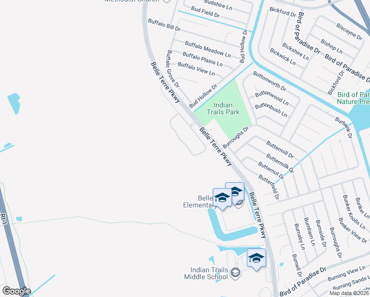 map of restaurants, bars, coffee shops, grocery stores, and more near 5730 Belle Terre Parkway in Palm Coast