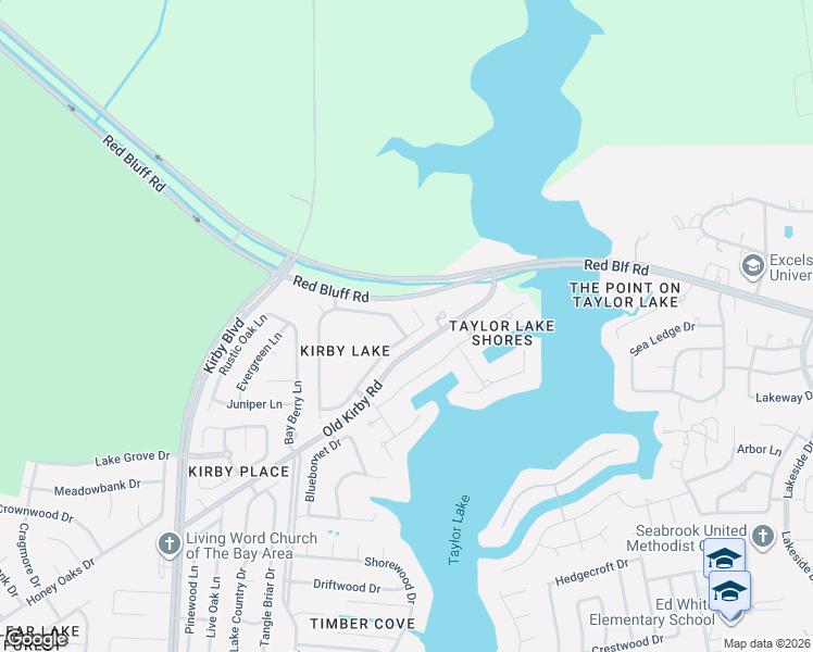 map of restaurants, bars, coffee shops, grocery stores, and more near 1639 Crescent Shores Lane in Seabrook