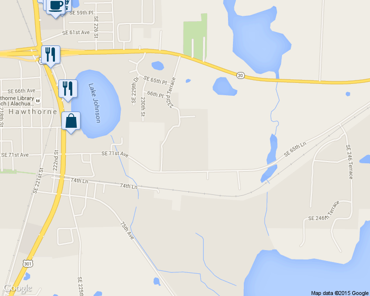 map of restaurants, bars, coffee shops, grocery stores, and more near 23016 Southeast 65 Lane in Hawthorne