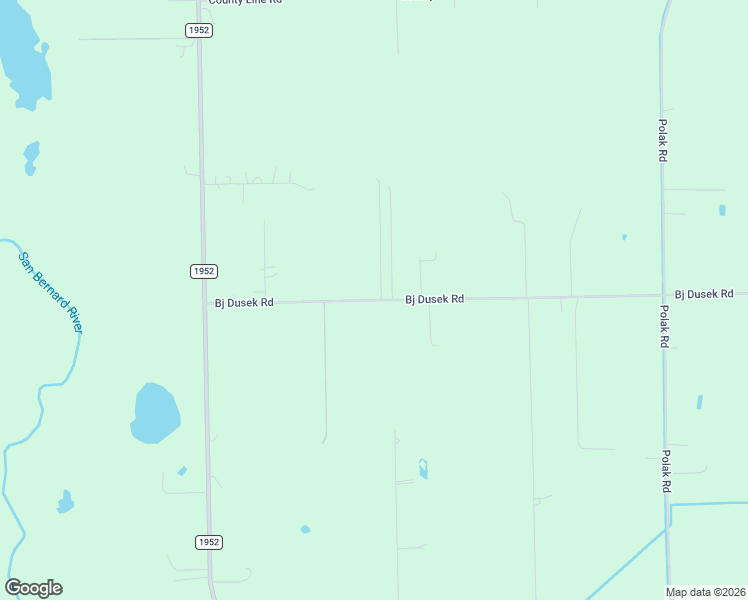 map of restaurants, bars, coffee shops, grocery stores, and more near 14920 Bj Dusek Road in Wallis