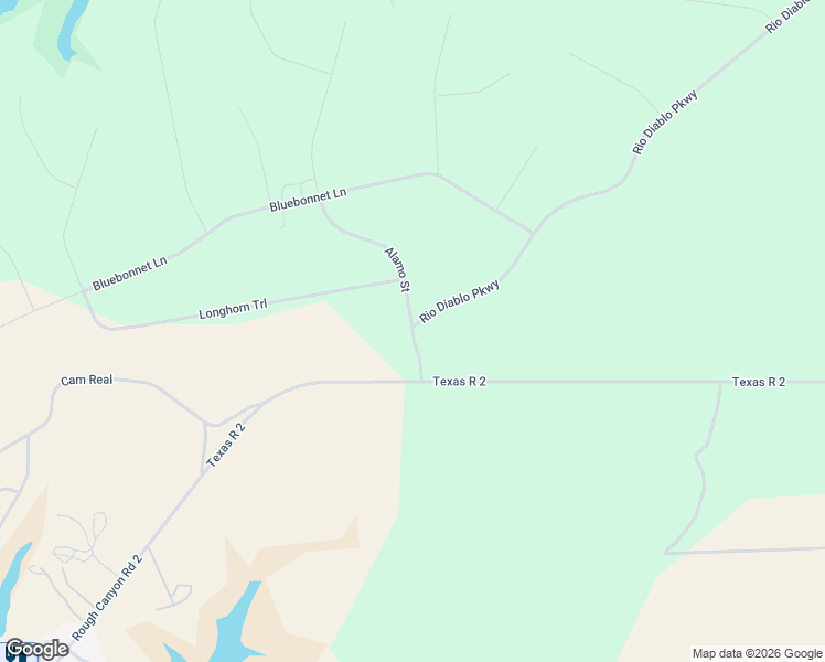 map of restaurants, bars, coffee shops, grocery stores, and more near Rio Diablo Parkway in Del Rio