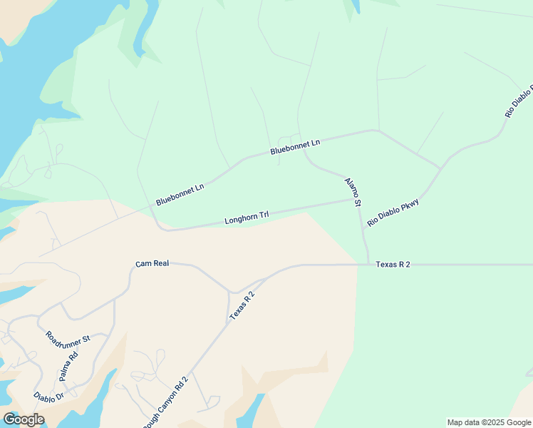map of restaurants, bars, coffee shops, grocery stores, and more near Longhorn Drive in Del Rio