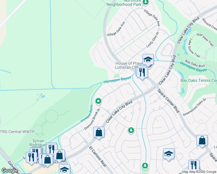 map of restaurants, bars, coffee shops, grocery stores, and more near 14014 Jade Meadow Court in Houston