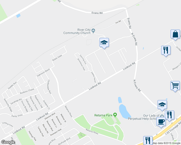 map of restaurants, bars, coffee shops, grocery stores, and more near 16707 Jupiter Haven in Schertz