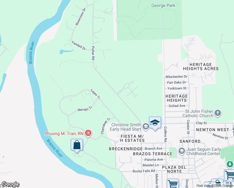 map of restaurants, bars, coffee shops, grocery stores, and more near 1101 Pultar Road in Richmond