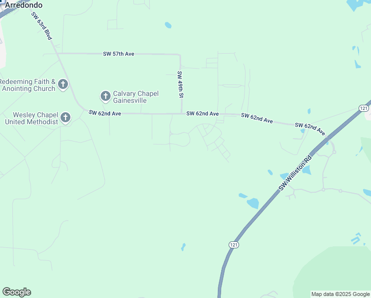 map of restaurants, bars, coffee shops, grocery stores, and more near 4855 Southwest 64th Road in Gainesville