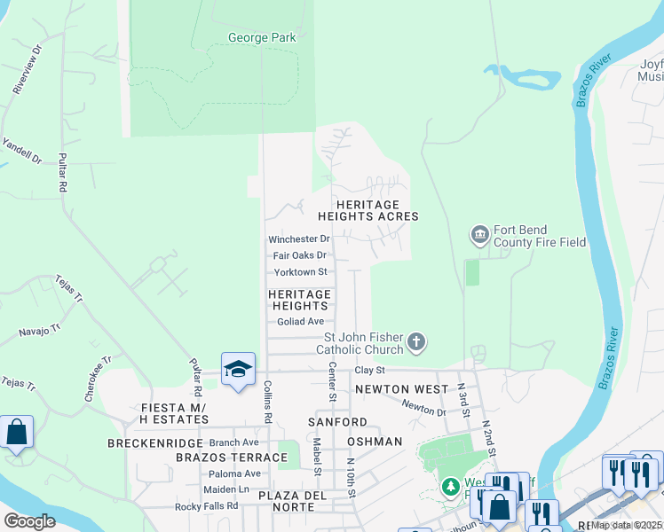 map of restaurants, bars, coffee shops, grocery stores, and more near 1508 Center Street in Richmond