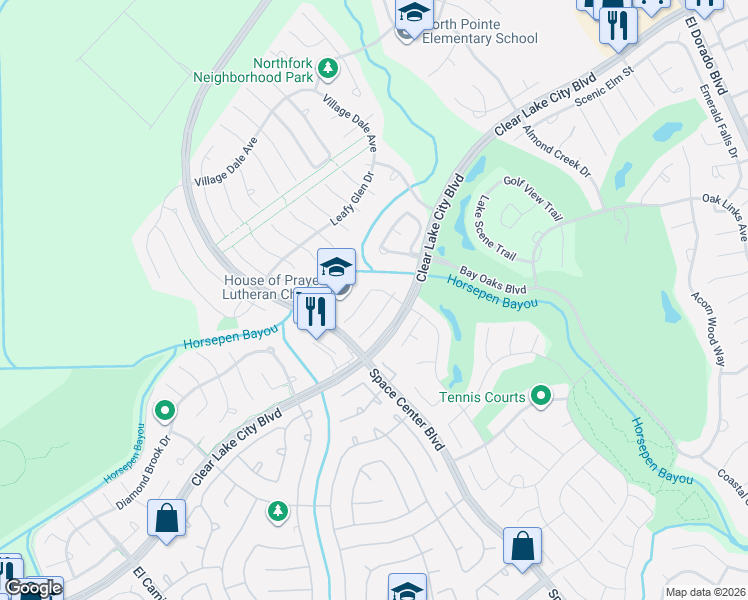 map of restaurants, bars, coffee shops, grocery stores, and more near 14007 Lofty Mountain Court in Houston