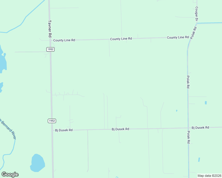 map of restaurants, bars, coffee shops, grocery stores, and more near 14920 Bj Dusek Road in Wallis