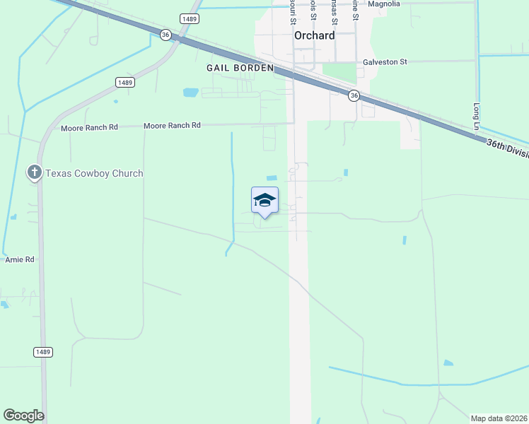 map of restaurants, bars, coffee shops, grocery stores, and more near in Orchard