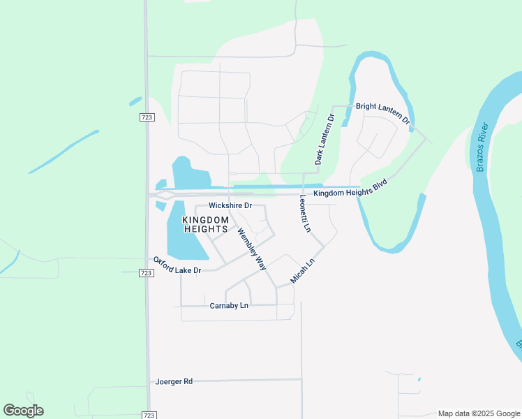 map of restaurants, bars, coffee shops, grocery stores, and more near 6011 Wickshire Drive in Rosenberg