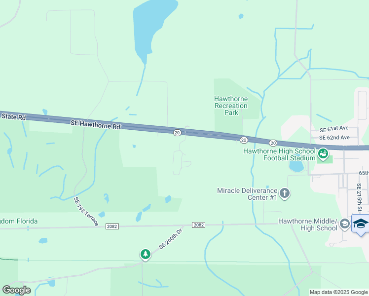 map of restaurants, bars, coffee shops, grocery stores, and more near 20005 Southeast Hawthorne Road in Hawthorne