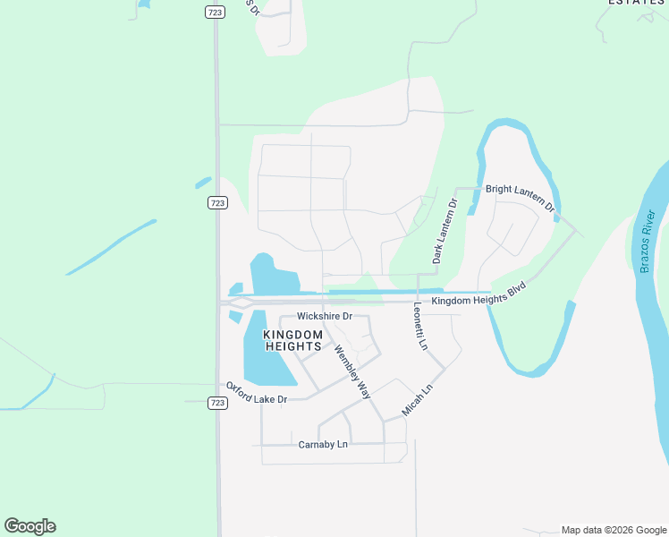 map of restaurants, bars, coffee shops, grocery stores, and more near 6030 Jenna Way in Rosenberg