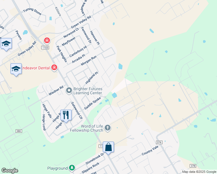 map of restaurants, bars, coffee shops, grocery stores, and more near 508 Saddle Glen in Cibolo