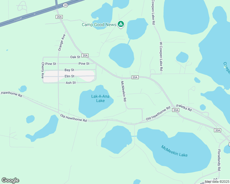 map of restaurants, bars, coffee shops, grocery stores, and more near 109 McMeekin Road in Hawthorne