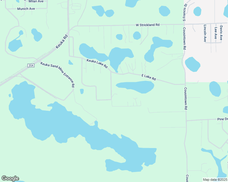 map of restaurants, bars, coffee shops, grocery stores, and more near 164 Howard Lake Trail in Interlachen
