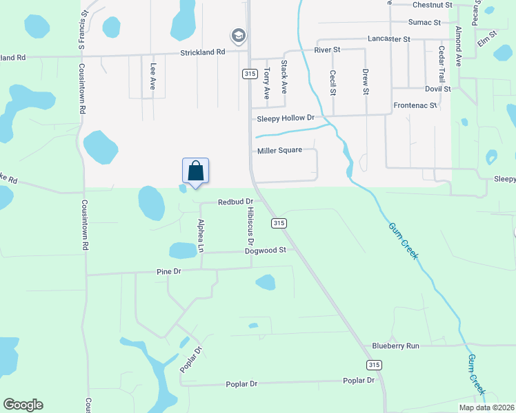map of restaurants, bars, coffee shops, grocery stores, and more near 337 County Road 315 in Interlachen