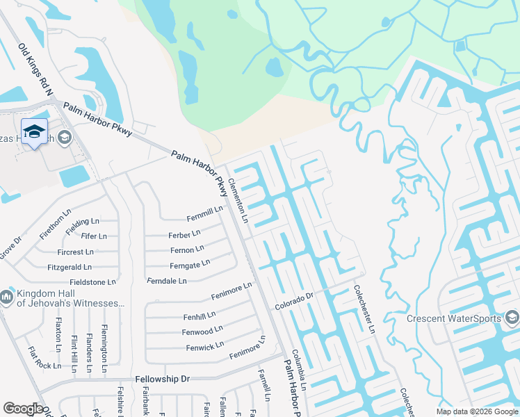 map of restaurants, bars, coffee shops, grocery stores, and more near 11 Clee Ct in Palm Coast