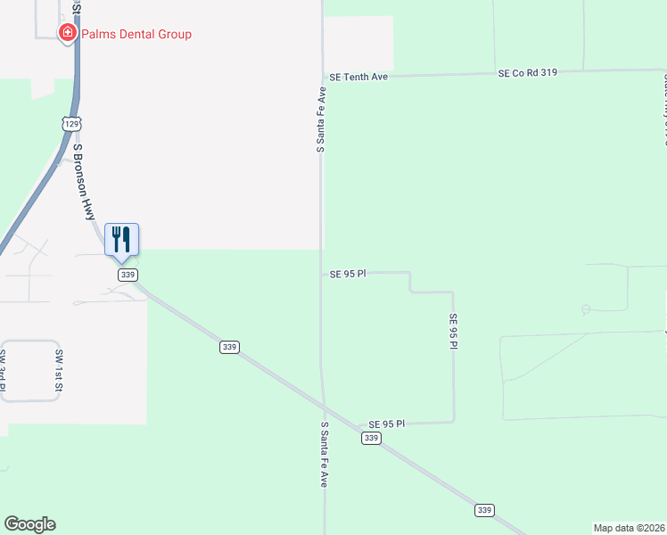 map of restaurants, bars, coffee shops, grocery stores, and more near 17 Southeast 95th Place in Trenton