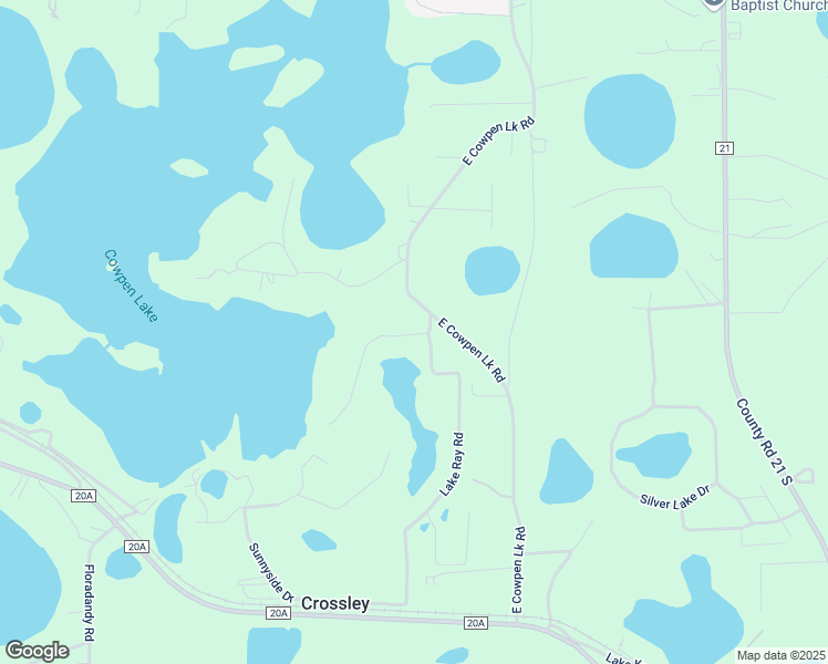 map of restaurants, bars, coffee shops, grocery stores, and more near 242 East Cowpen Lake Road in Hawthorne
