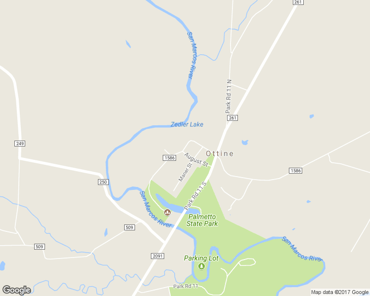 map of restaurants, bars, coffee shops, grocery stores, and more near 2375 Farm to Market Road 1586 in Gonzales