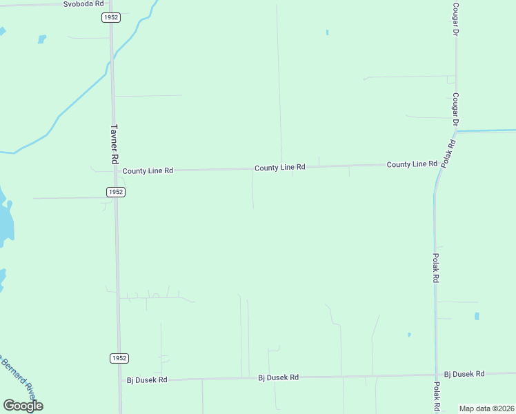 map of restaurants, bars, coffee shops, grocery stores, and more near 14813 County Line Road in Wallis